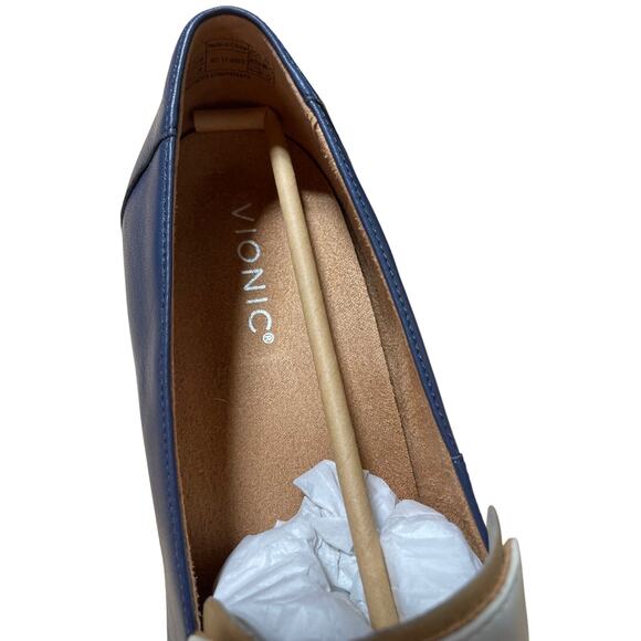 Vionic Kensley Loafer Navy Cream Women's Size 12 Medium New in Box Condition - Picture 5 of 9